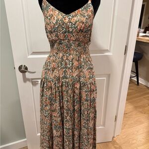 Skies Are Blue Multicolor Patterned Maxi Dress women’s small